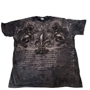 Black Graphic Men's Shirt